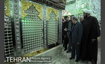 حضور شهردار تهران در مراسم عزاداری تاسوعای حسینی، بازار تهران 33