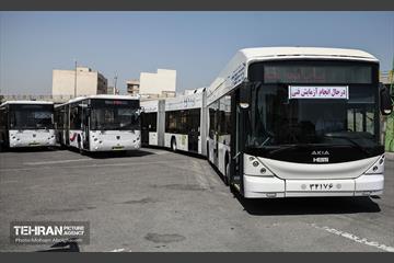 بازدید اصحاب رسانه از منطقه ۵ شرکت واحد اتوبوسرانی 29