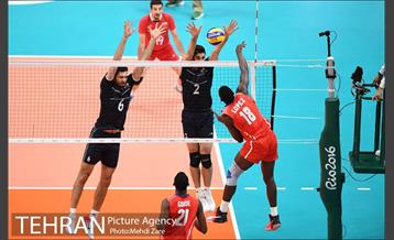 دیدار والیبال ایران و کوبا در المپیک ریو 21