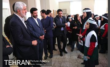 بازدید شجاع پوریان و دانش آموزان از موزه ملی ایران 13