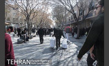 خیابان پانزده خرداد در روزه های پایانی سال‎ 9