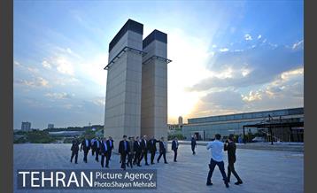 بازدید مهندس افشانی شهردار تهران از مجموعه باغ کتاب 34