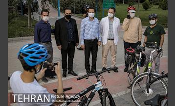 افتتاح مسیر ویژه دوچرخه بوستان گفتگو 1