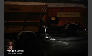 بارش برف زمستانی در معابر شمالی پایتخت - 1 39