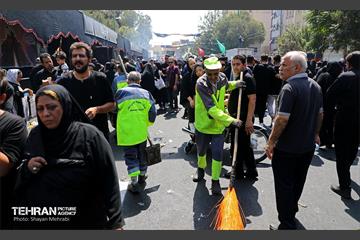 خدمت‌رسانی شهرداری تهران به جاماندگان اربعین حسینی(ع) 2