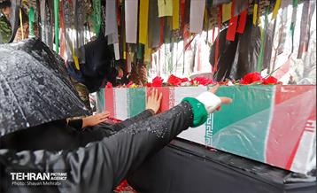 مراسم تشییع و تدفین شهید گمنام در بوستان ولایت 23