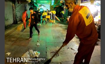 اقدامات شهرداری منطقه ۲۰ در لیالی قدر اطراف حرم حضرت عبدالعظیم حسنی(ع) 5