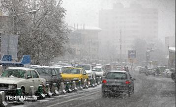 بارش نخستین برف زمستانی در تهران 6