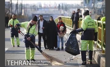 نظافت و پاکسازی مسیرهای مراسم تشییع پیکر سردار قاسم سلیمانی  21