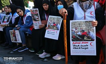 اجتماع جمعیت هلال احمر و کادر بهداشت و درمان در حمایت از مردم فلسطین 9