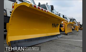 مانور خودرویی عملیات برف روبی شهرداری تهران 27