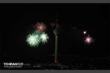 نور افشانی در شب سالگرد پیروزی انقلاب اسلامی 15