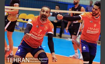 دیدار تیم های والیبال سایپا و شهرداری ورامین 3