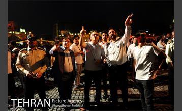 آتش سوزی ساختمان میدان حسن آباد 23