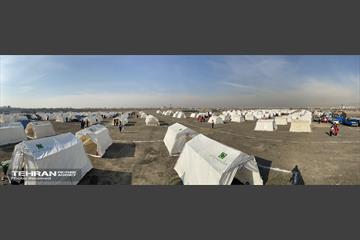 تمرین سراسری زلزله در بوستان ولایت 16