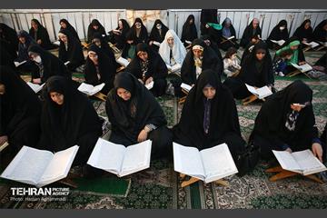 جزءخوانی قرآن کریم در حرم عبدالعظیم حسنی(ع) 17