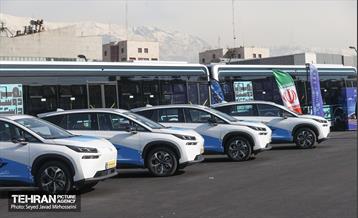 مراسم رونمایی از نخستین بسته حمل و نقل عمومی برقی تهران 4