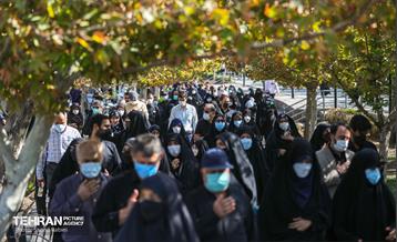 مراسم تشییع و خاکسپاری دوشهید گمنام دفاع مقدس در دریاچه چیتگر 23