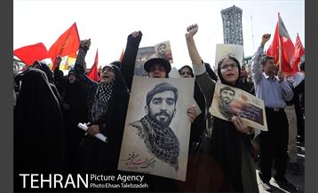 تشییع پیکر مطهر شهید محسن حججی 12