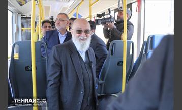 رونمایی از ناوگان برقی حمل و نقل عمومی شهر تهران 23