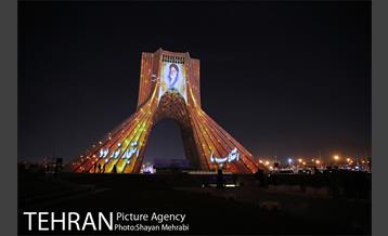 ویدئومپینگ و نور افشانی میدان آزادی به مناسب سالروز پیروزی انقلاب اسلامی 8