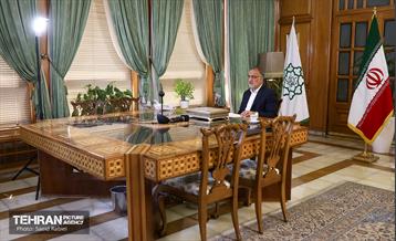 سخنرانی شهردار تهران در اجلاس بین المللی پلی برای شهرها 9