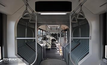 ورود اتوبوس‌های دوکابین جدید به تهران 45