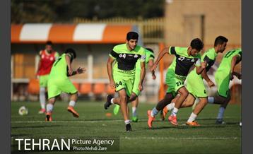 تمرین تیم فوتبال سایپا  تهران 3
