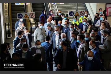 بازدید شهردار تهران از کارگاه ساخت ایستگاه متروی حرم عبدالعظیم 8