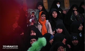 تشییع پیکر ۱۰۰ شهید مردمی و مدافع امنیت در تهران - 3 7