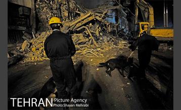 امداد رسانی شبانه در حادثه پلاسکو 40