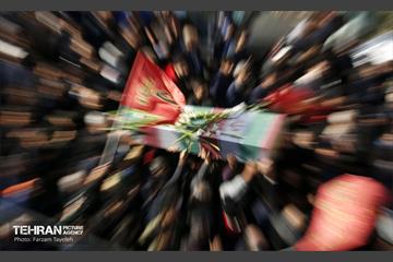 تشییع پیکر شهید گمنام دفاع مقدس "همسایه فردوس" 6