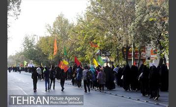 راهپیمایی جاماندگان اربعین حسینی در تهران 43