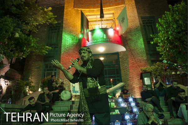 مراسم شب قدر در خانه هنرمندان 1