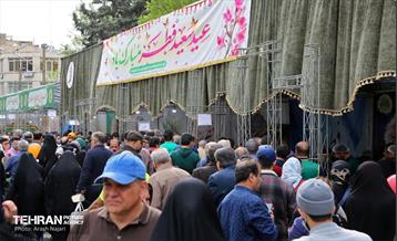خدمت‌رسانی مواکب منطقه10 به نمازگزاران عید سعید فطر 26