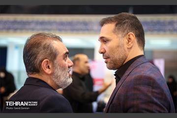 استقرار میز خدمت سازمان ورزش در مصلای تهران 1