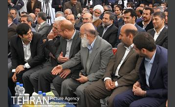 مراسم بهره برداری از پروژه زیر گذر جوادیه 14