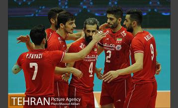 دیدار تیم های ملی والیبال ایران و قطر 1