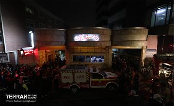 آتش‌سوزی در بیمارستان گاندی تهران 60