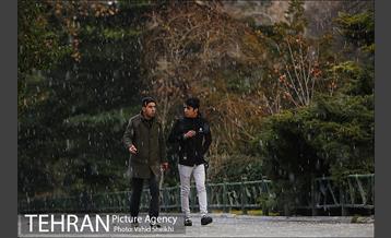 بارش برف در شمال تهران 1