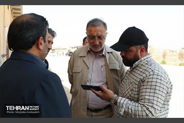 بازدید شهردار تهران از موکب علی ابن موسی الرضا(ع) و صاحب الزمان(عج)