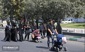 حضور کودکان در مراسم پیاده روی جاماندگان اربعین حسینی(ع) 23