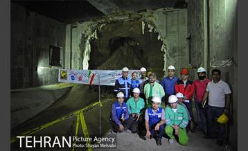مراسم ورود ماشین حفاری(TBM) به ایستگاه مترو امیرکبیر در خط 6 متروی تهران 30