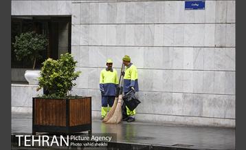 بارش نخستین باران پاییزی در تهران 6