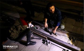 تست گرم بخش شمالی خط ۶ مترو تهران 8