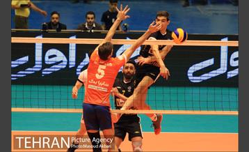 دیدار تیم های والیبال سایپا و شهرداری ورامین 9