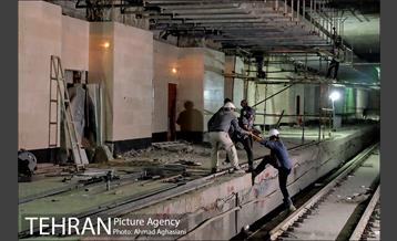 ساخت ایستگاه مترو میدان صنعت 5