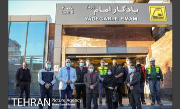 بازدید عضو شورای شهر از ایستگاه مترو یادگار امام(ه) 22