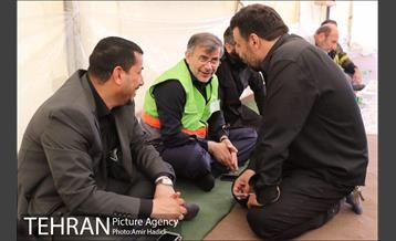 بازدید رییس ستاد اربعین شهرداری تهران از مرکز اسکان خادمین حسین 14