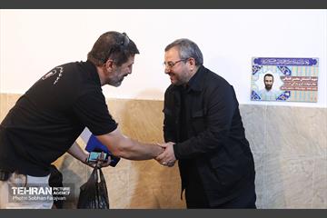 آیین بدرقه خادمین سازمان آتش‌نشانی 32